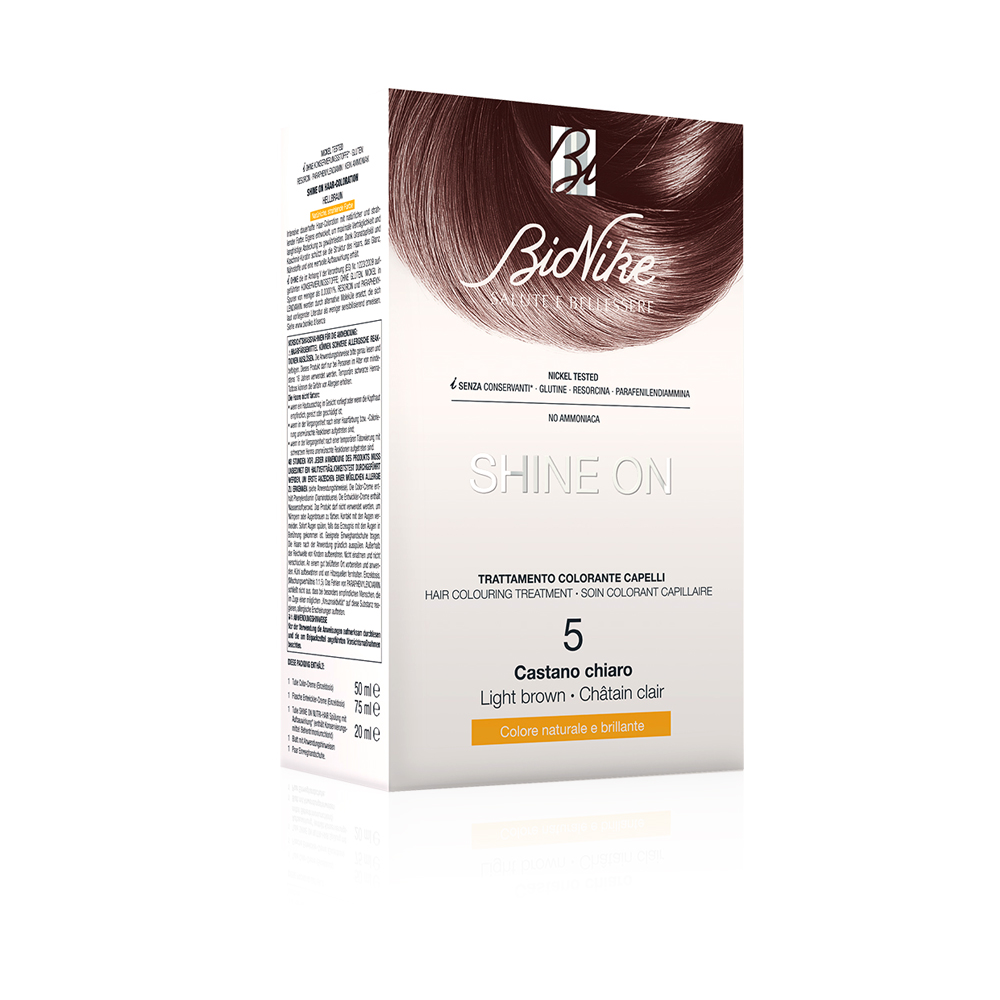 Shine On Hair Color - N 5 - Light Brown - 50 + 75 Ml