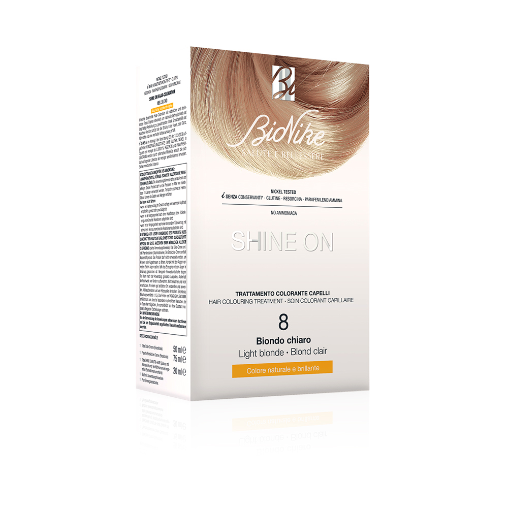 Shine On Hair Color - N 8 - Light Blonde - 50 + 75 Ml
