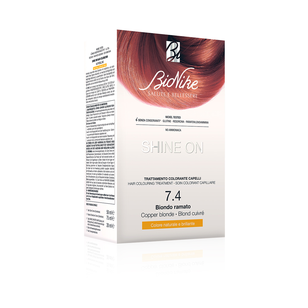 Shine On Hair Color - N 7.4 - Copper Blonde - 50 + 75 Ml