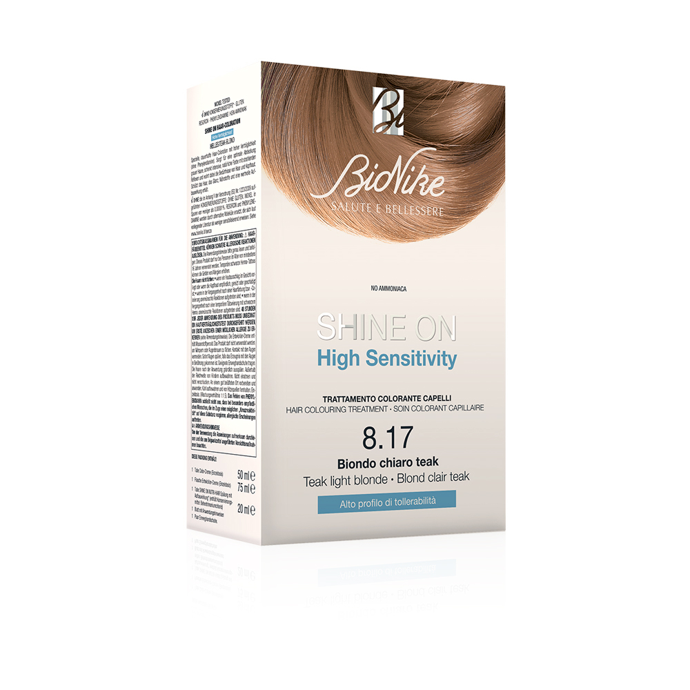 Shine On Hs Hair Color - N 8.17 - Teak Light Blonde - 50 + 75 Ml