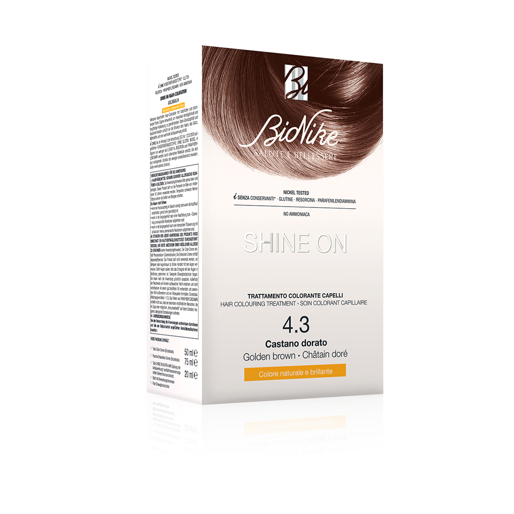 Shine On Hair Color - N 4.3 - Golden Brown - 50 + 75 Ml