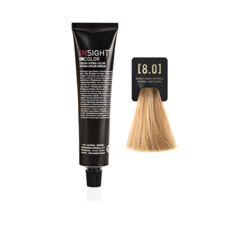 Incolor Hydra Color Cream - N 8.0 - Natural Light Blond - 100ml