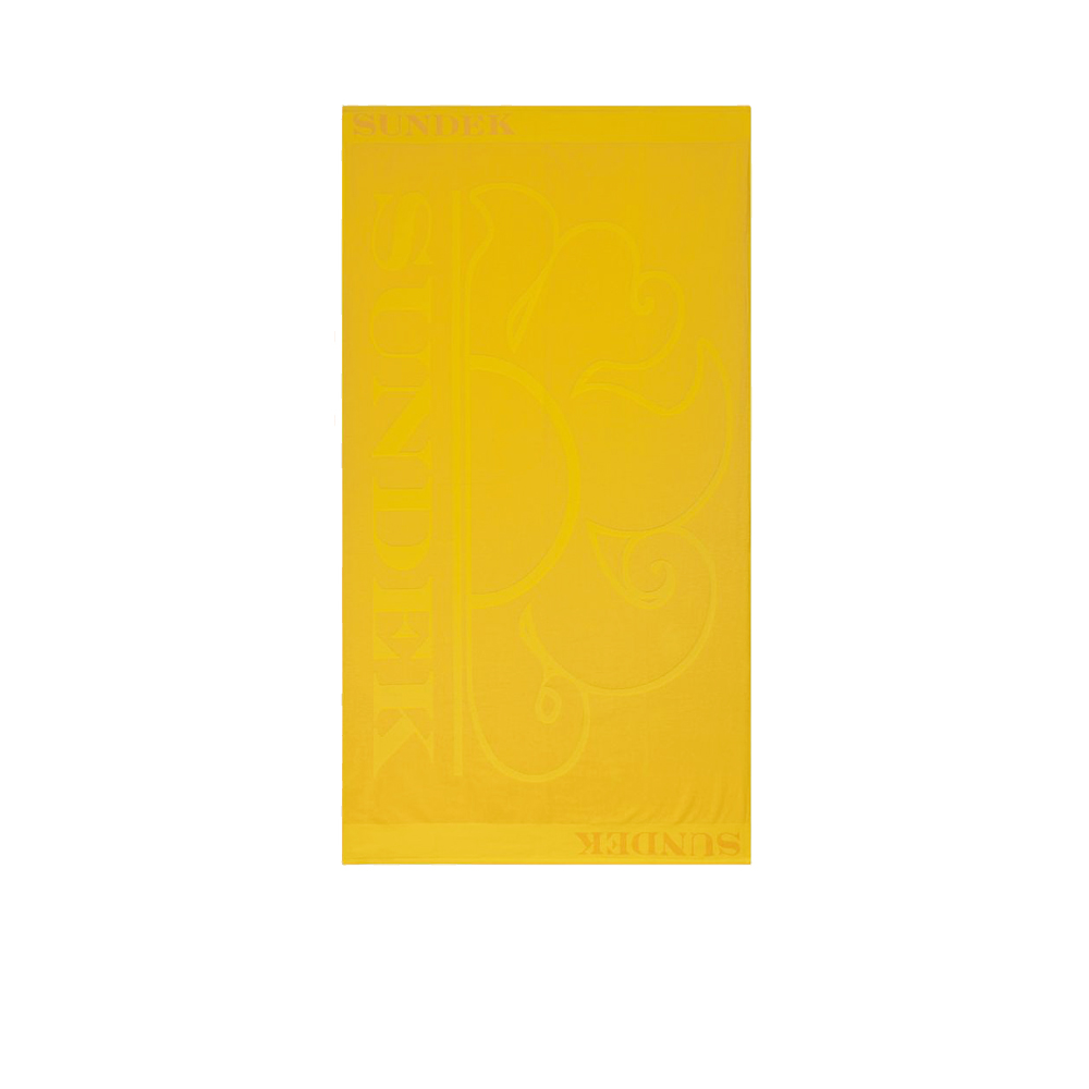 Towel With Logo - N 671 - Carioca Yellow