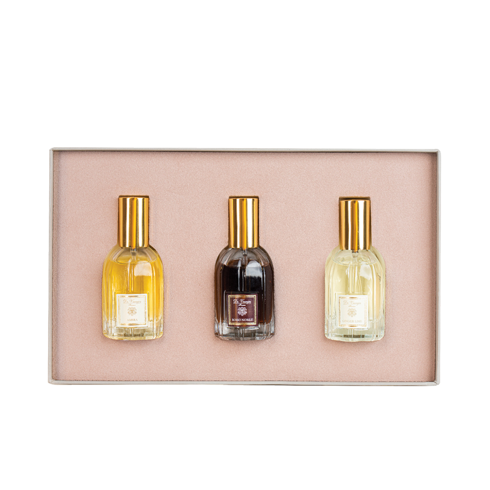 Ambra - Rosso Nobile - Ginger Lime Room Spray Gift Box - 3 X 25 ml     