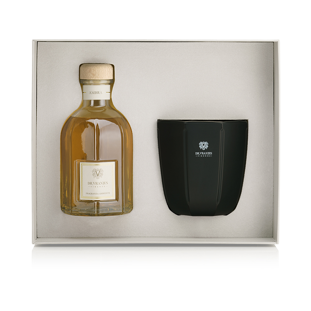 Ambra Diffuser 500 ml + Candle 500 g Gift Box   