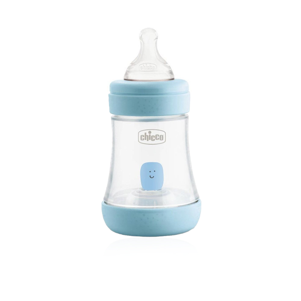 Perfect 5 Feeding Bottle For Boy With Silicone Teat - Slow Flow - 150 ml - Age 1Month+
