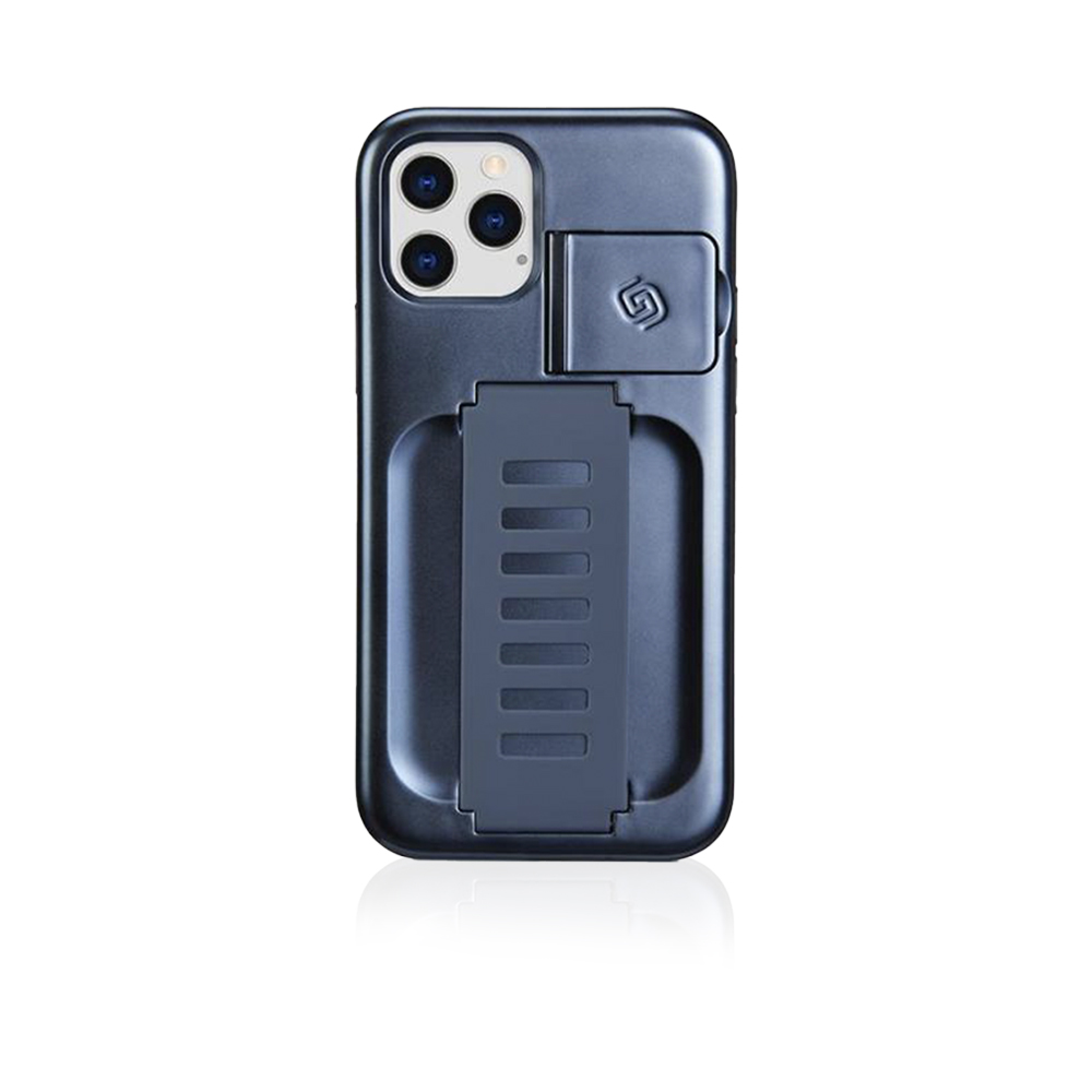 Boost Case With Kickstand For iPhone 12 Pro - Metallic Blue