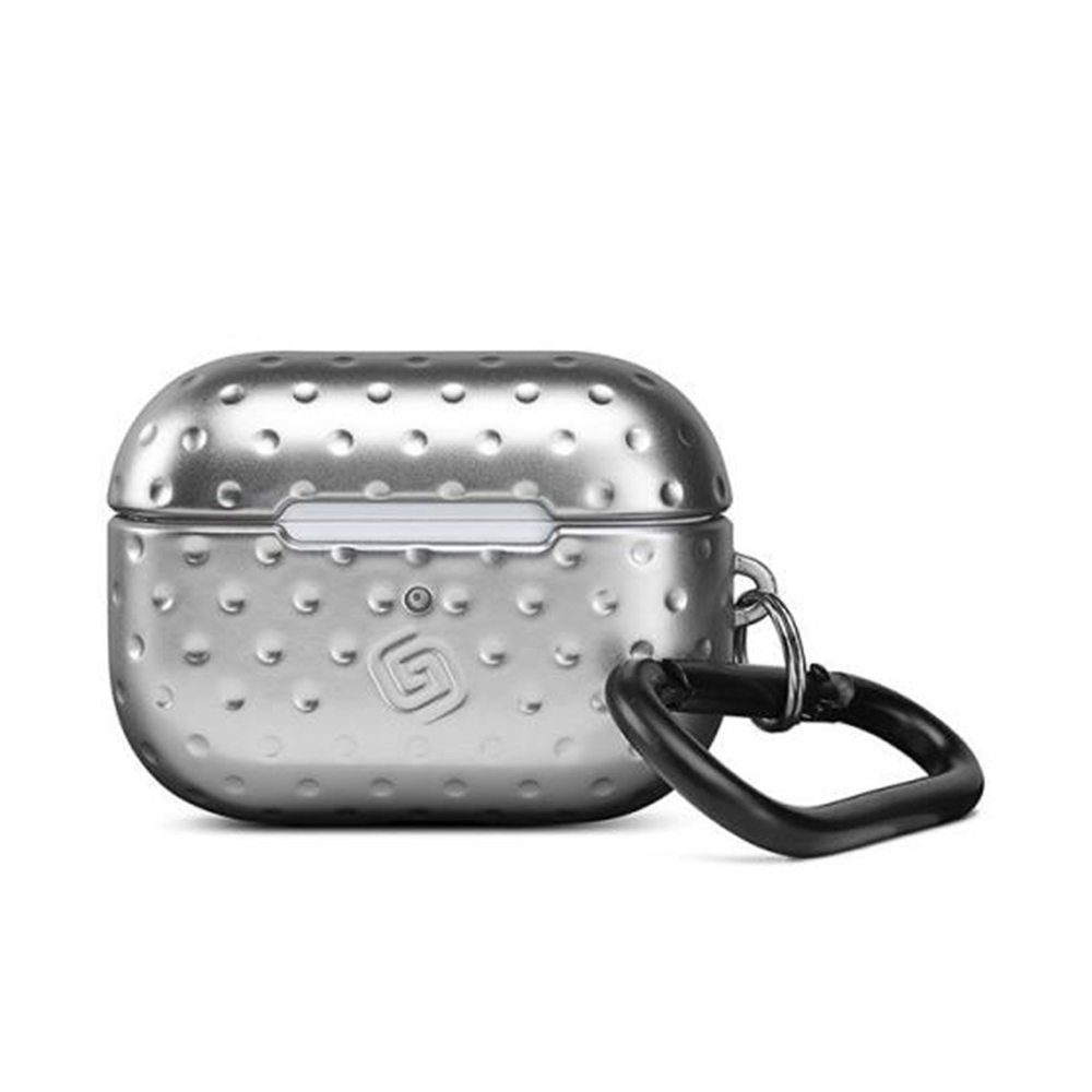 Shell Case For Airpods Pro - Metallic Silver