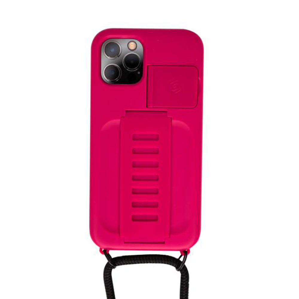 Boost Necklace with Kickstand iPhone 12/12 Pro - Berry