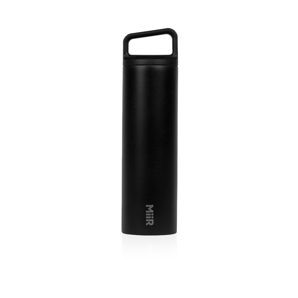 Wide Mouth Bottle - Black - 590ml