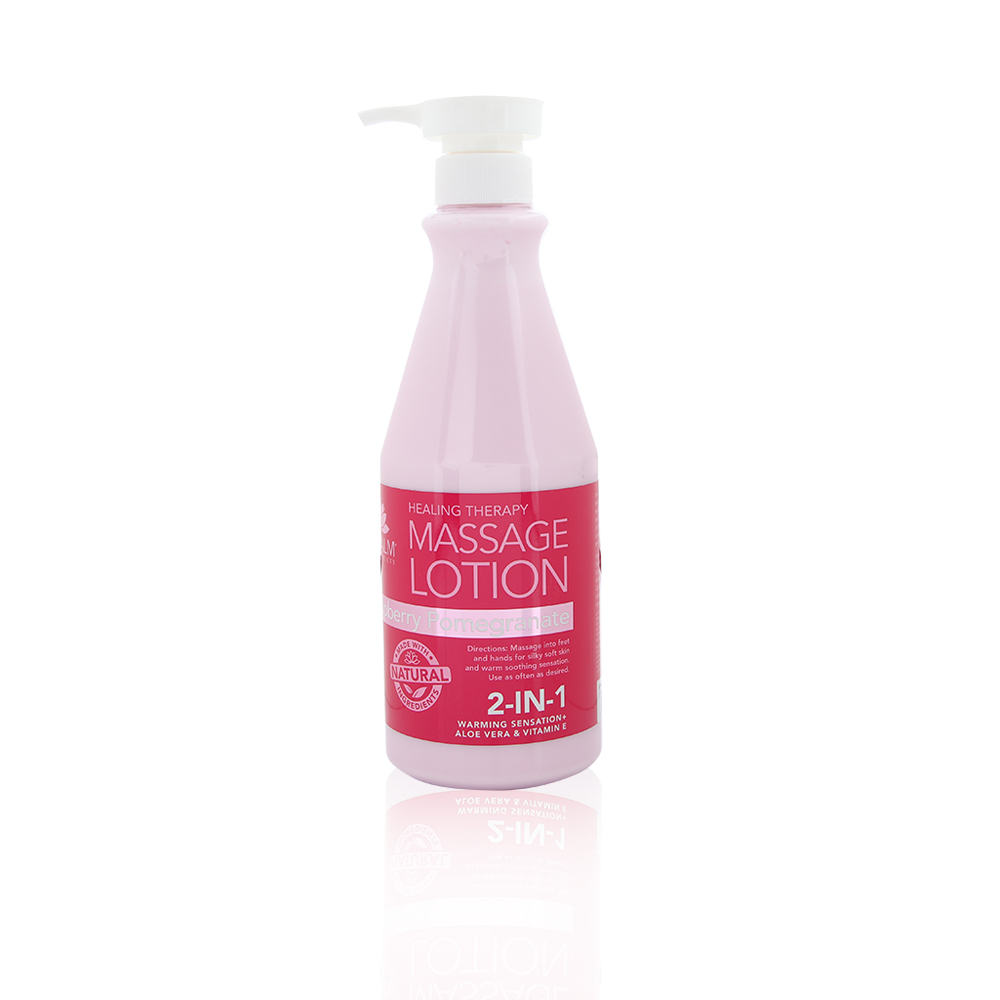 Organic Healing Therapy Lotion - Raspberry Pomegranate - 24oz