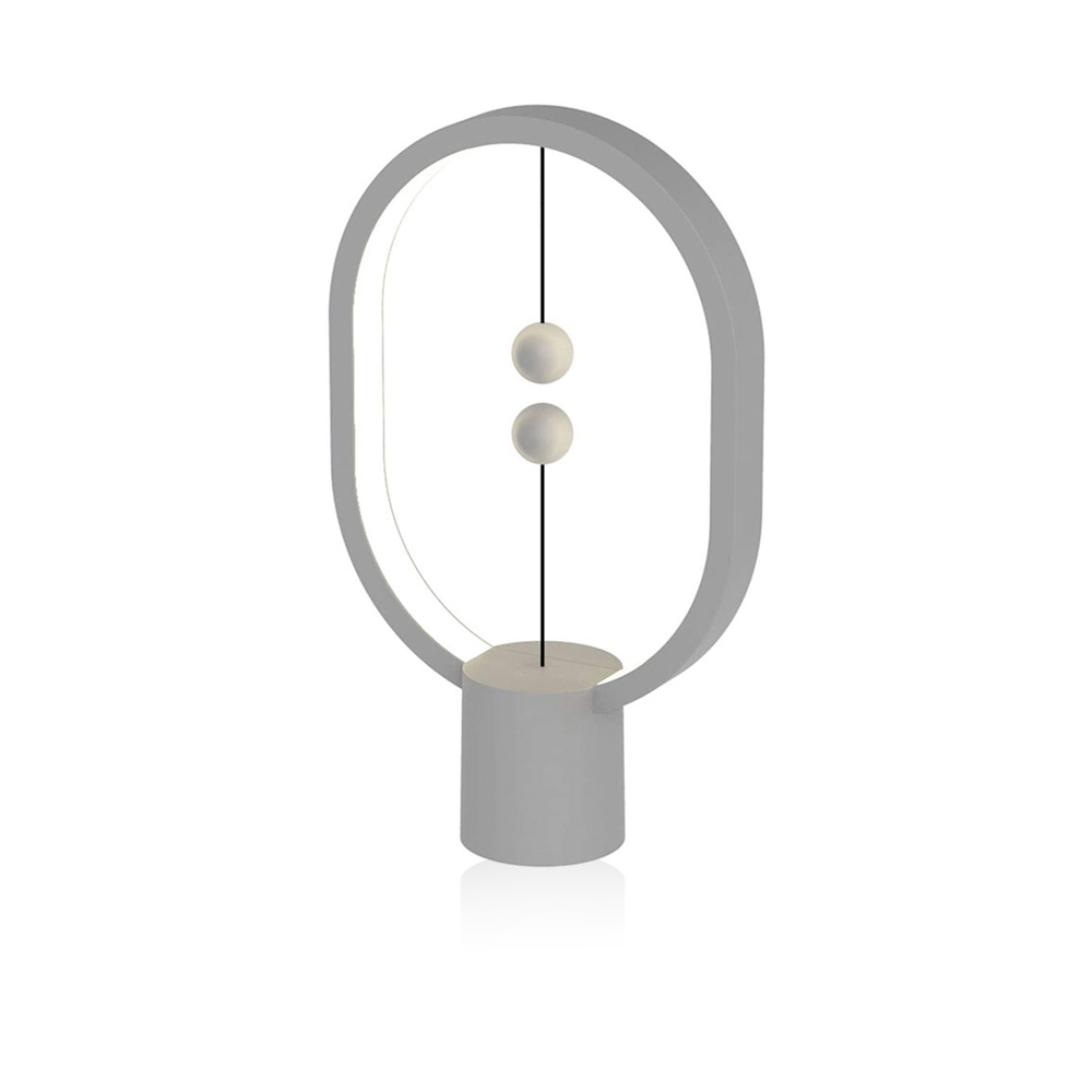 Heng Balance Lamp Ellipse Mini Plastic USB-C - Light Grey