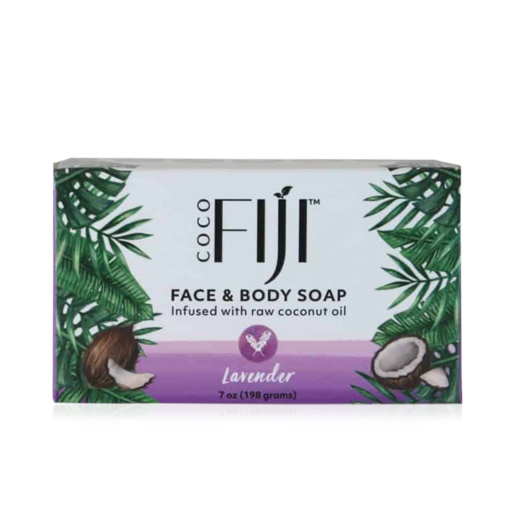 Face & Body Infused With Raw Coconut Oil Bar Soap - Lavender