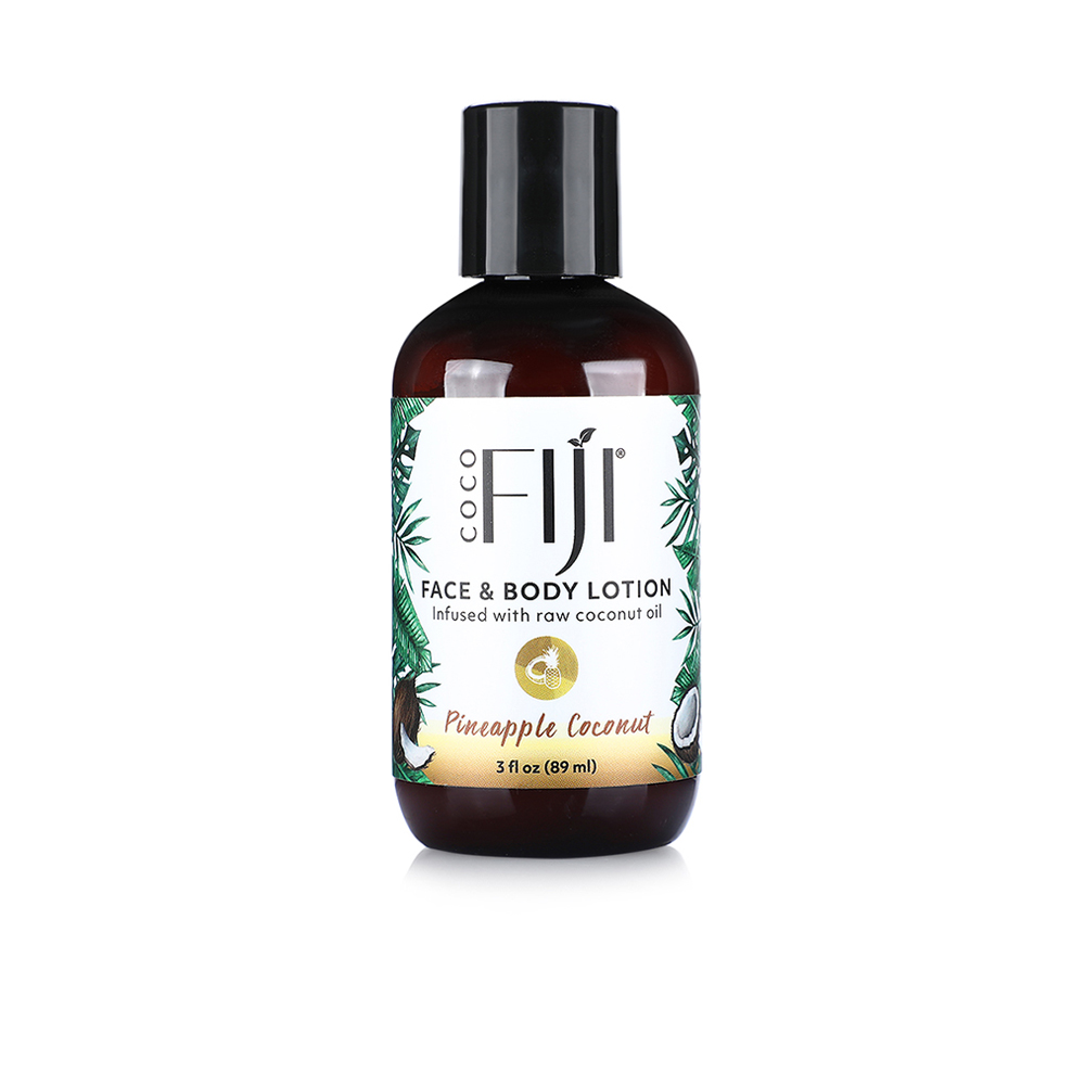 Face & Body Lotion Infused With Raw Coconut Oil - Fragrance Free
