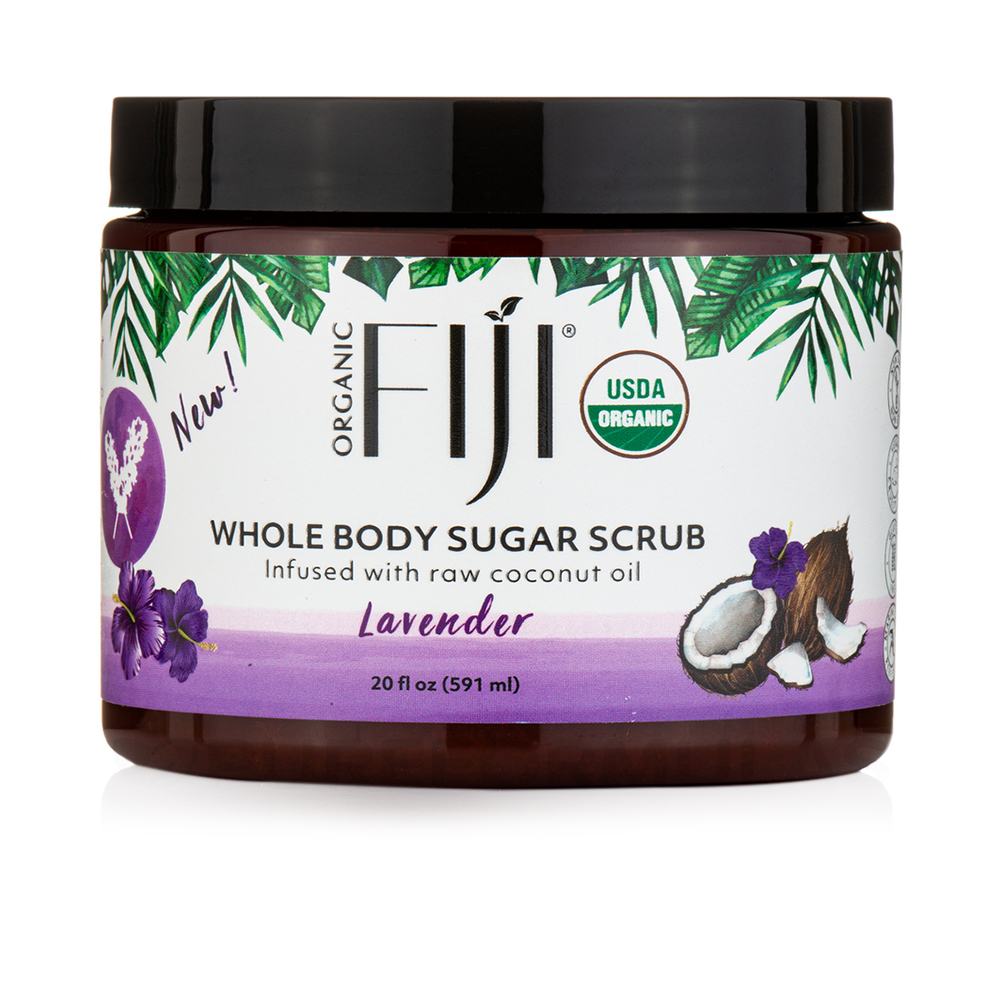 Whole Body Sugar Scrub Infused With Coconut Oil - Lavender