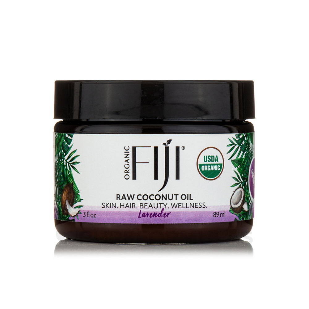 Certified Organic Whole Body Raw Coconut Oil - Lavender