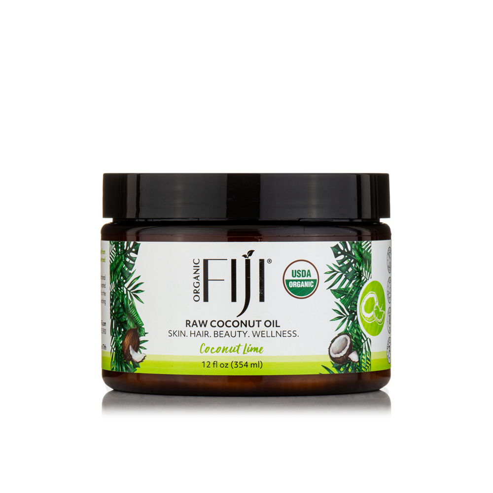 Certified Organic Whole Body Raw Coconut Oil - Lemongrass Tangerine - 354ml