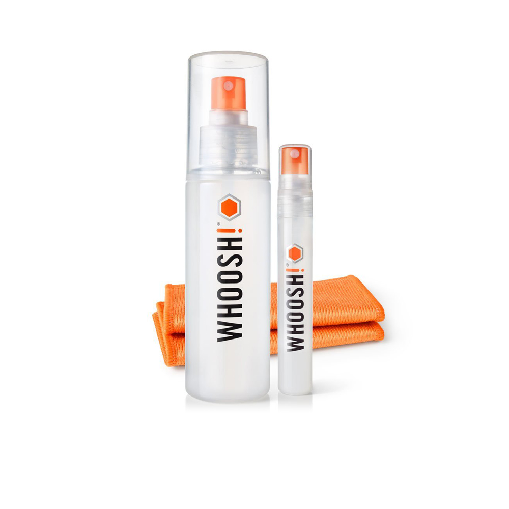 Screen Shine Spray Duo 100ml Plus 30ml Bottles With 2 Cloths