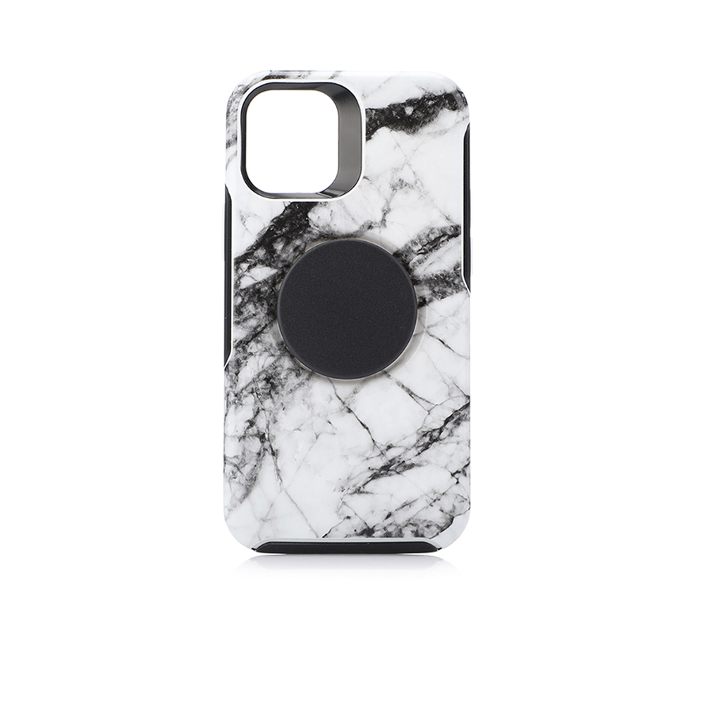 Symmetry Otter + Pop Case For IPhone 12 mini - Special Edition - White Marble
