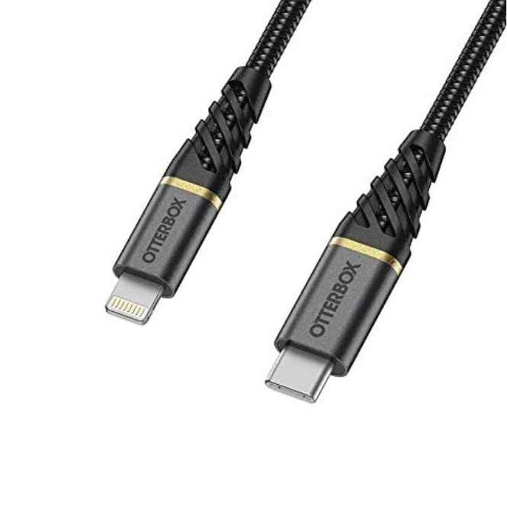 Lightning to USB-C Fast Charge Cable - Black