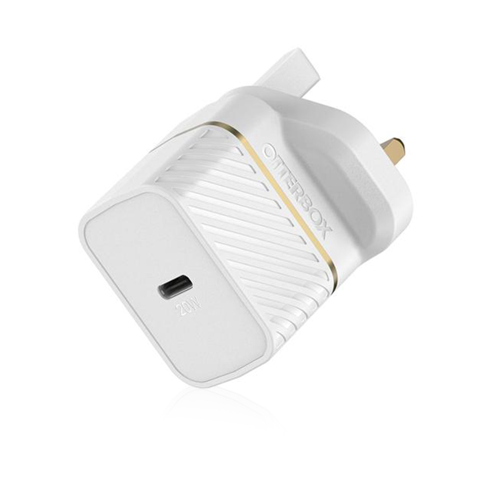 UK Wall Charger USB-C 18 W USB-PD - White
