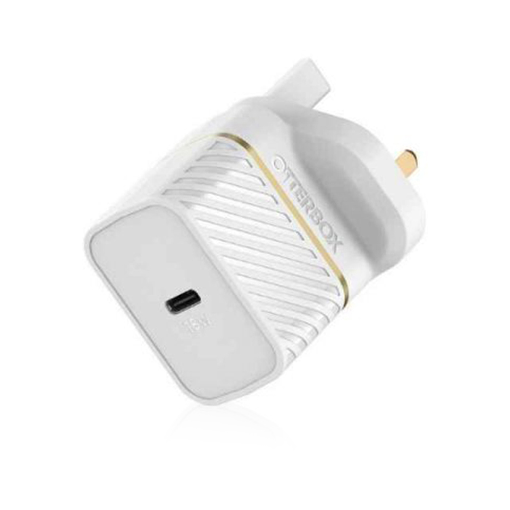 UK Wall Charger USB-C 20W USB-PD - White