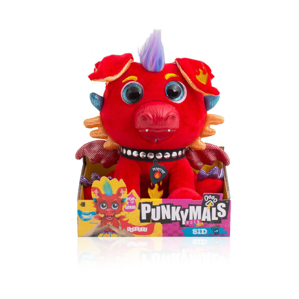 Punkymals Interactive Plush Sid - Age 5+