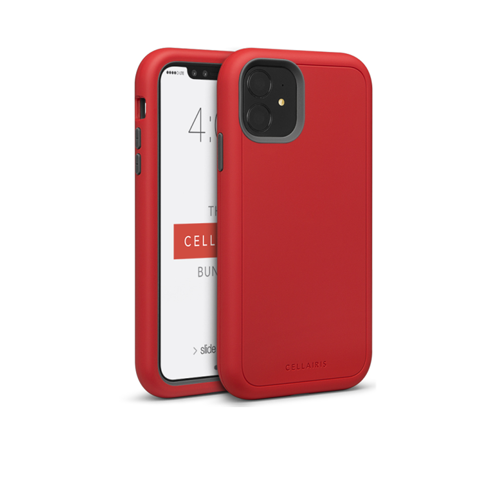 Challenger Rapture Elite Case For Iphone 11 - Red/Dark Gray