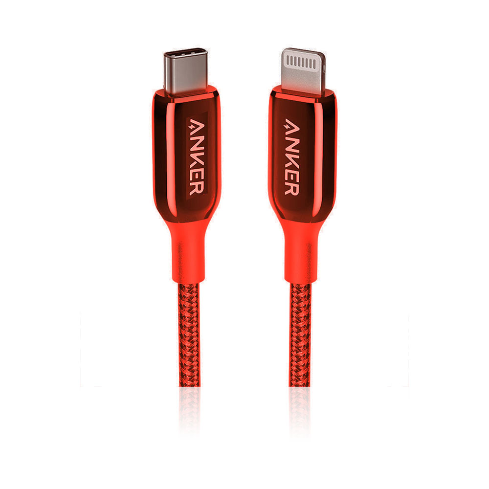 Powerline + Iii Usb-c To Lightning Cable - 0.9 Meters - Red