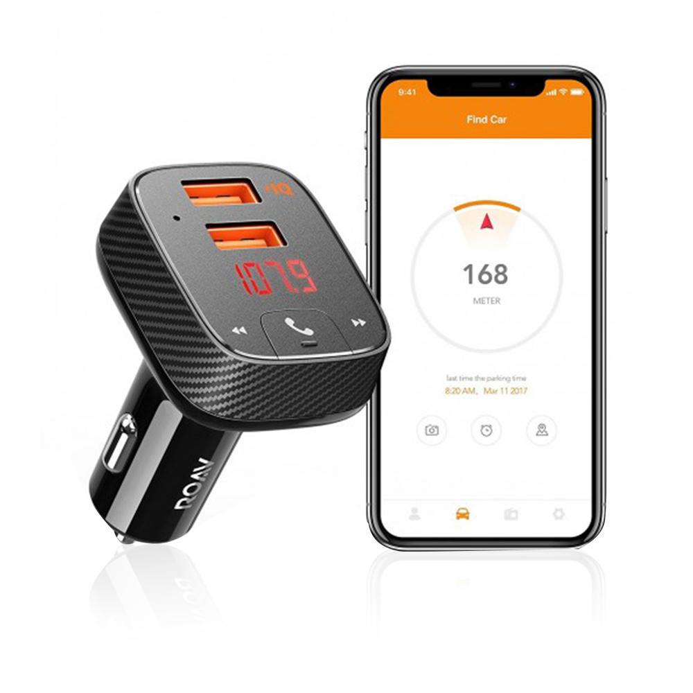 Roav Dual USB Smart Charge Wireless Car Charger F2 - Black