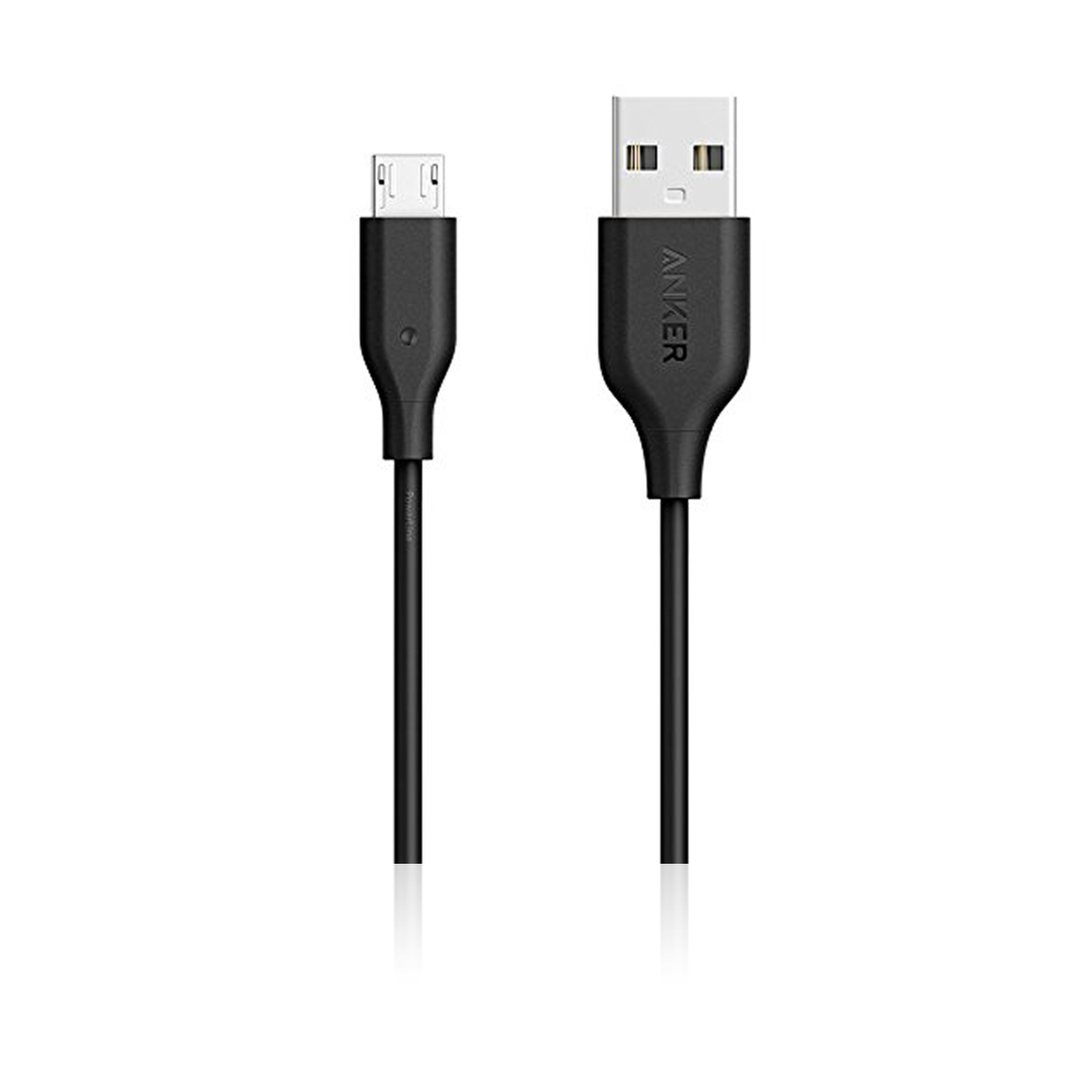 Powerline Micro Usb Cable 1.8 Meters - Black