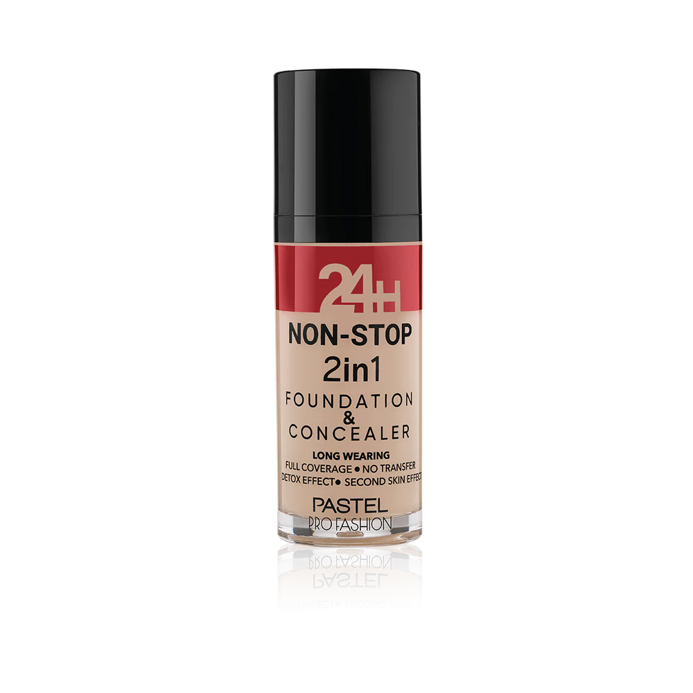 Profashion 24H Non Stop 2in1 Foundation & Concealer - N 604 - Vanilla