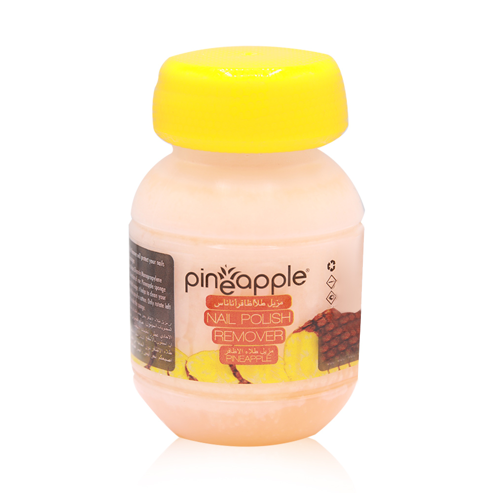 Nail Polish Remover Sponge - Pineapple          
