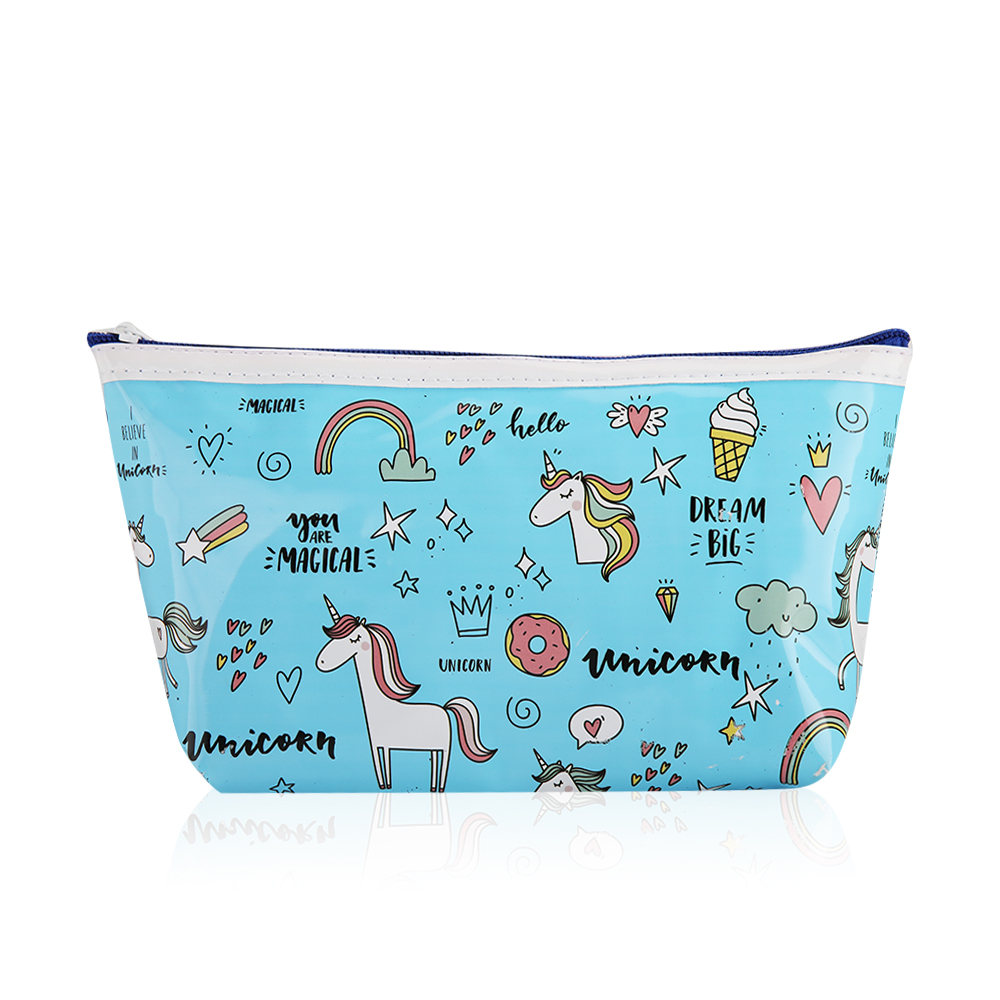 Cosmetic Bag - Unicorn Blue