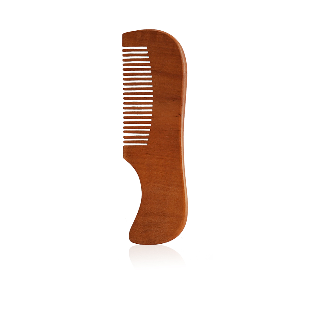 Wooden Comb With Handle - Small