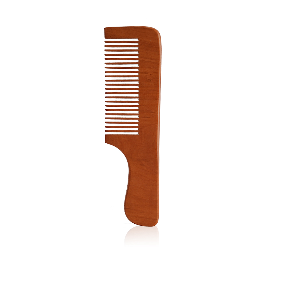 Wooden Comb With Handle - Large