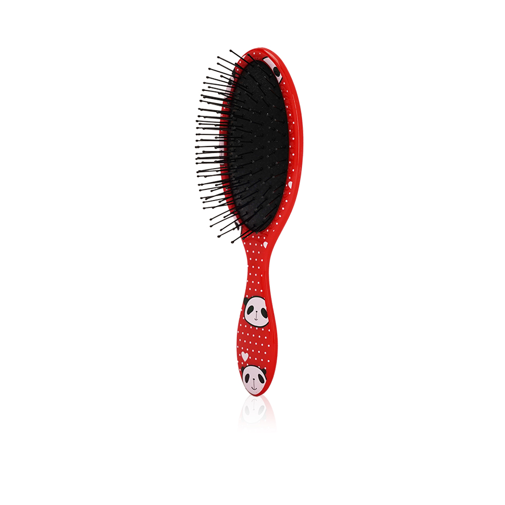 Love Hair Brush Oval - Red