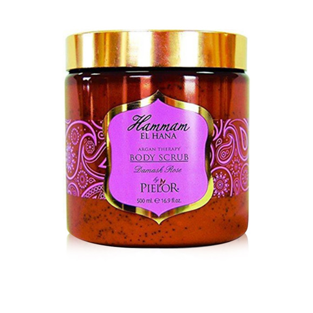 Hammam El Hana Argan Therapy Damask Rose Body Scrub - 500 ml