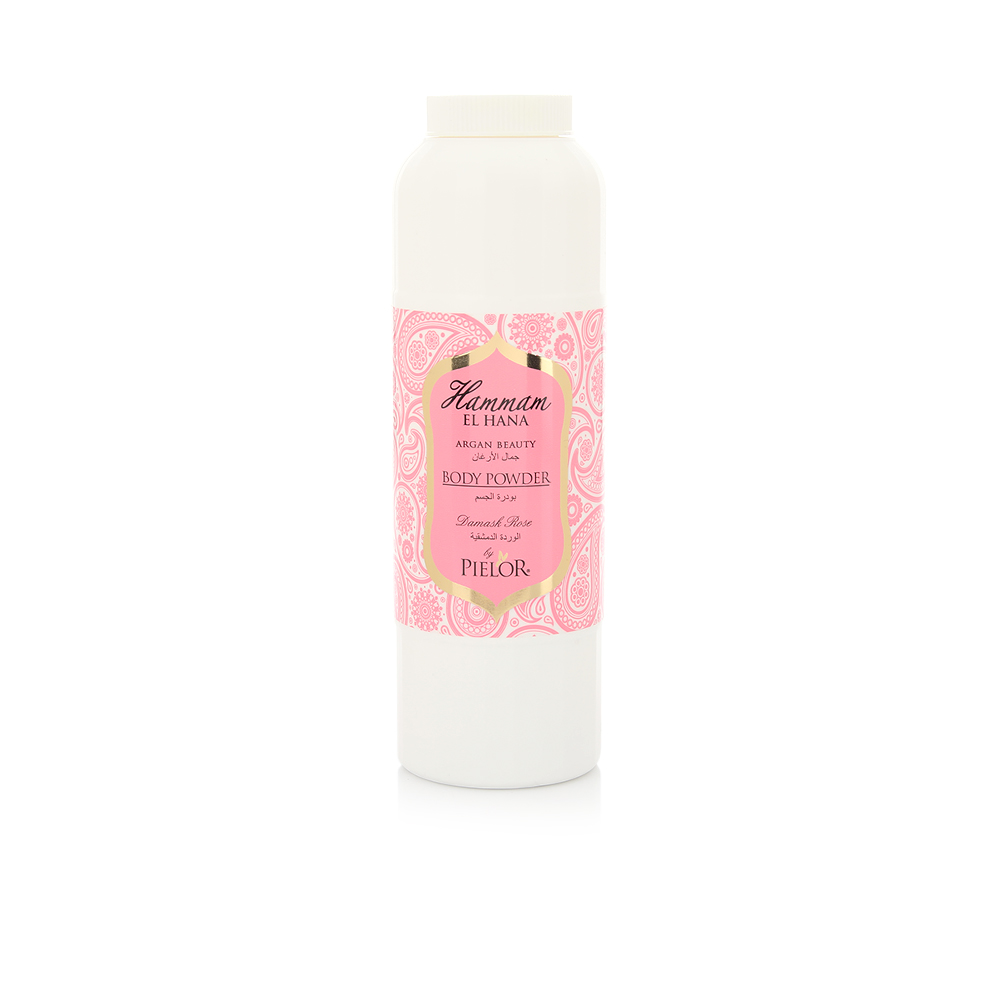 Hammam El Hana Argan Beauty Damask Rose Body Powder - 200gm