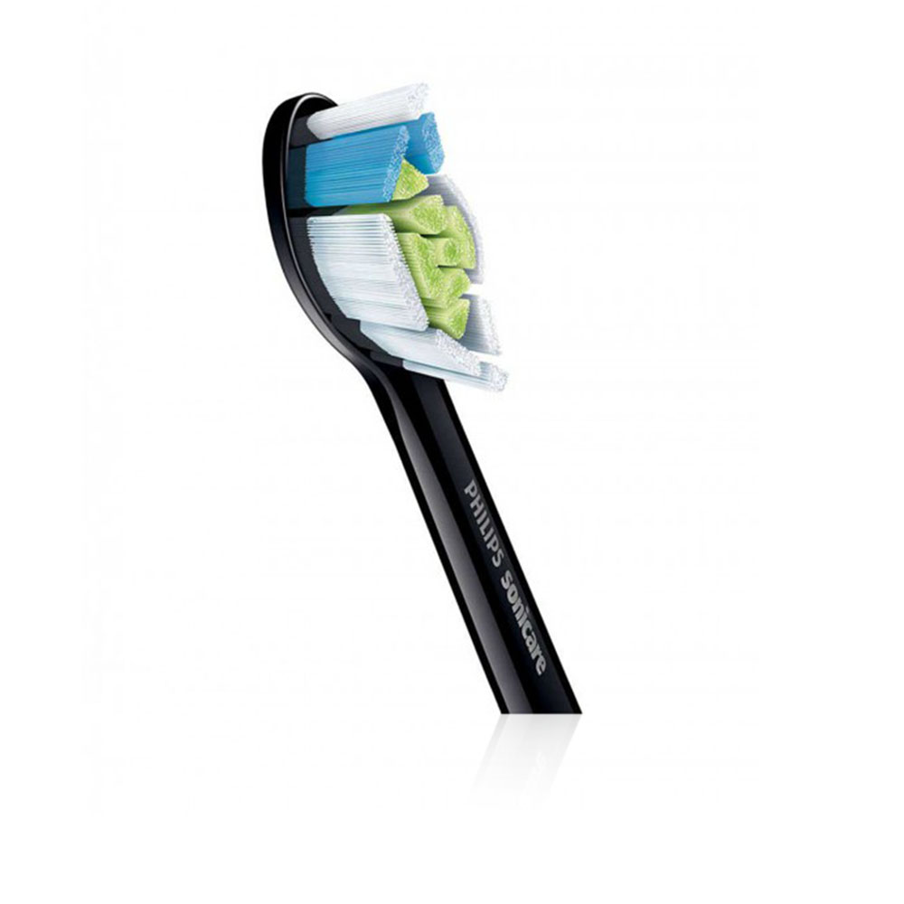 Diamond Clean Replacement Brush Head Std - White Black 
