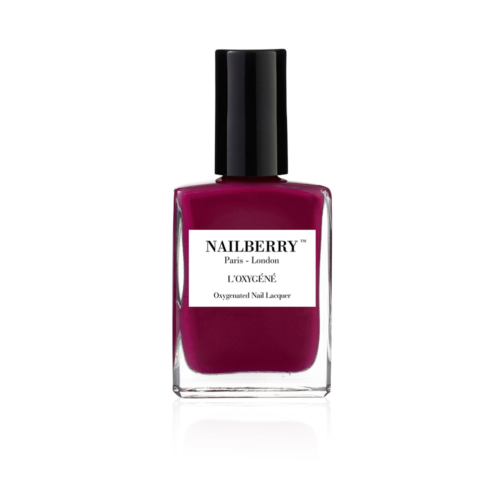 Oxygenated Nail Polish Raspberry - Red Fuchsia