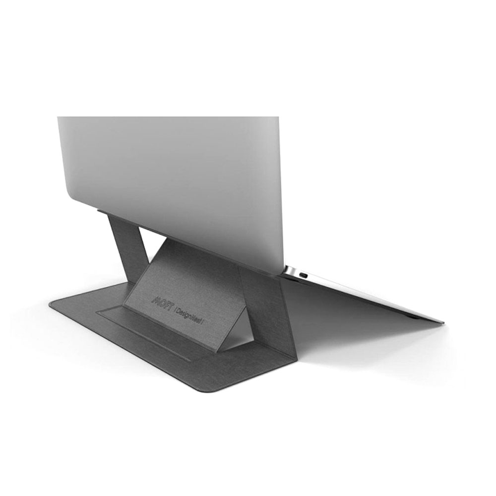 Moft Adhesive Stand For Laptop - Silver