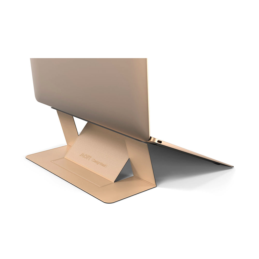 Moft Adhesive Stand For Laptop - Gold