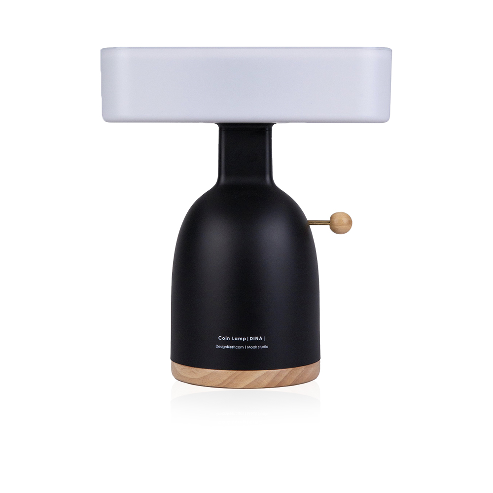 Dina LED Desk Coin Lamp With Money Box