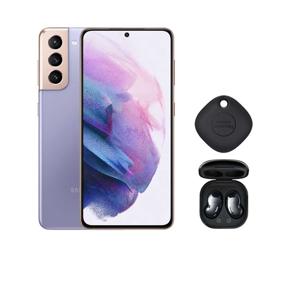 Galaxy S21 128GB with Smart Tag + Buds Live - Violet