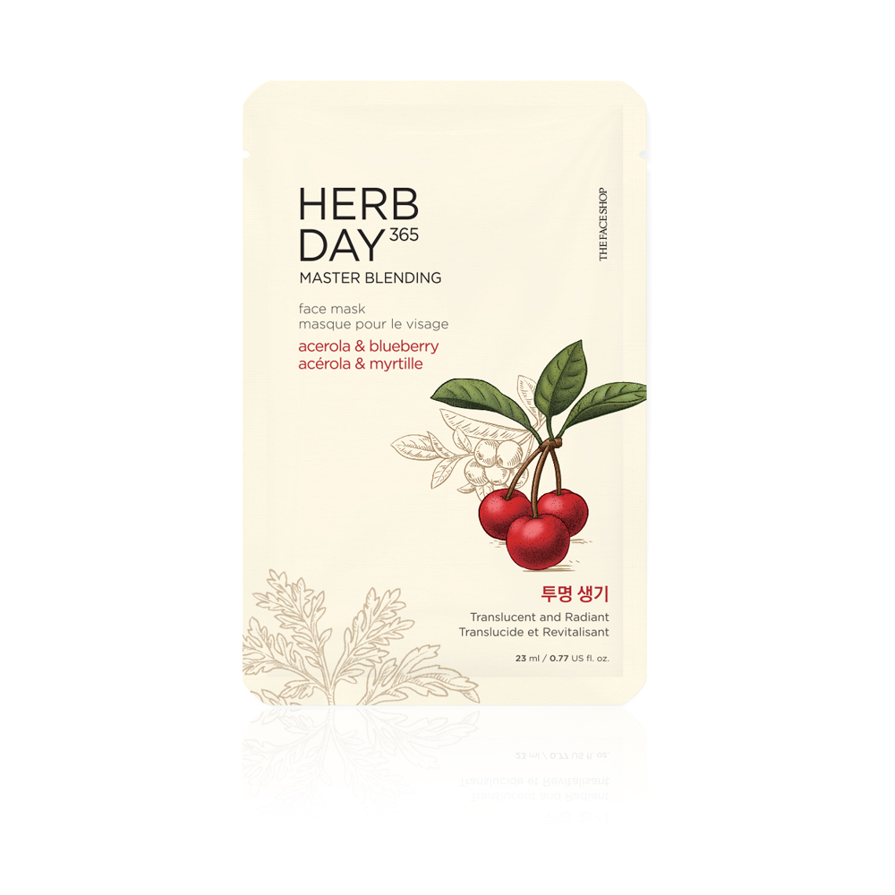 Herb Day Face Mask - Acerola & Blueberry 