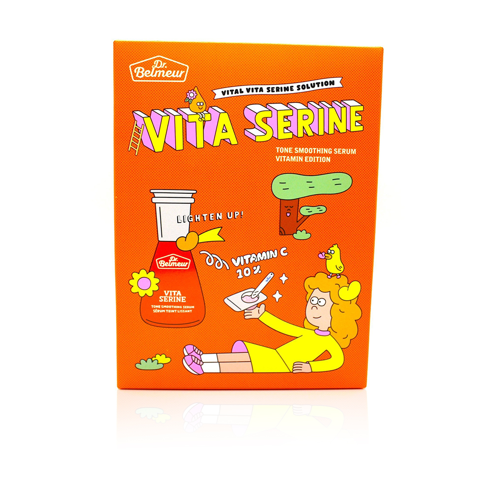 Dr.belmeur Vita Serine Tone Smoothing Serum - Vitamin Edition