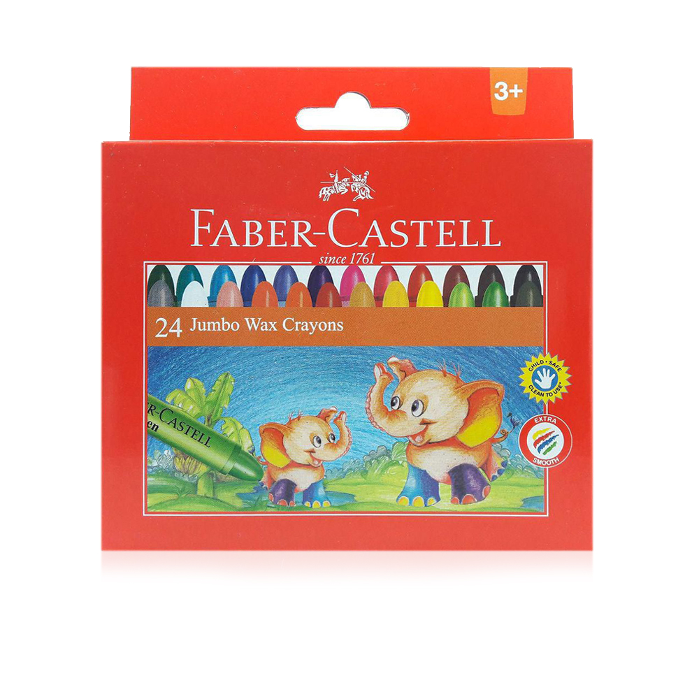 Jumbo Wax Cryons - 24 Colour