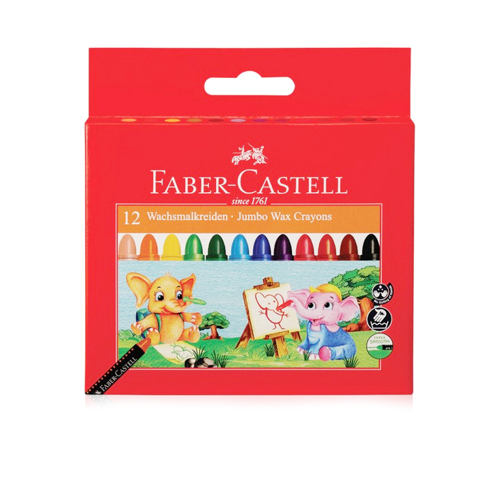 Wachsmalkreiden Jumbo Wax Cryons - 12 Colours