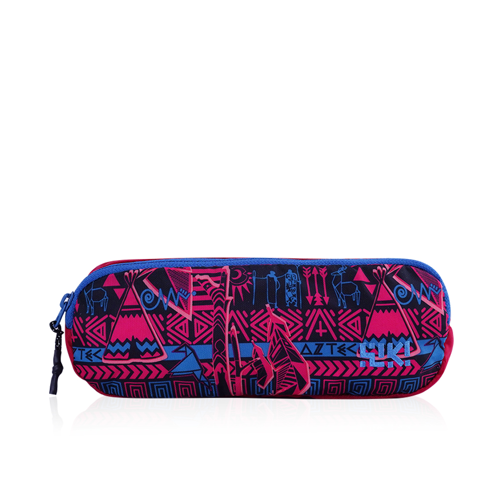 Wiki Aztec Pencil Case - Red 